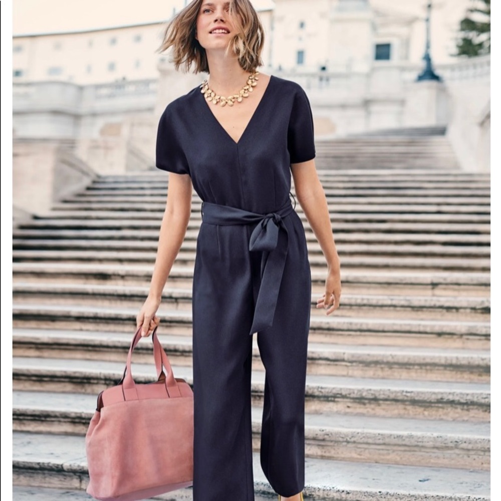 BODEN // SZ 8 // Jumpsuit, navy // retail $190